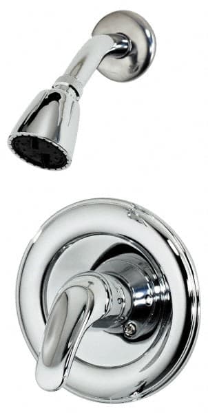 B&K Mueller - Concealed, One Handle, Chrome Coated, Brass, Valve and Shower Head - Lever Handle, Metal Handle - Exact Tooling