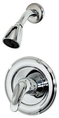 B&K Mueller - Concealed, One Handle, Chrome Coated, Brass, Valve and Shower Head - Lever Handle, Metal Handle - Exact Tooling