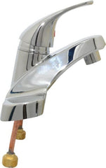 B&K Mueller - Lever Handle, Deck Plate Bathroom Faucet - One Handle, Pop Up Drain, Standard Spout - Exact Tooling