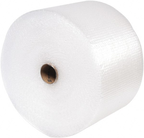 Sealed Air - 175' Long x 12" Wide x 3/16" Thick, Small Sized Bubble Roll - Clear - Exact Tooling