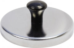 Mag-Mate - 3-3/16" Diam Magnetic Print Holder - Round, 1-3/16" High, 47.5 Lb Average Magnetic Pull - Exact Tooling