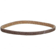 Norton - 1/4" Wide x 18" OAL, Aluminum Oxide Abrasive Belt - Aluminum Oxide, Coarse, Nonwoven, Cloth Backing - Exact Tooling