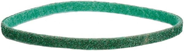 Norton - 3/4" Wide x 18" OAL, Aluminum Oxide Abrasive Belt - Aluminum Oxide, Fine, Nonwoven, Cloth Backing - Exact Tooling