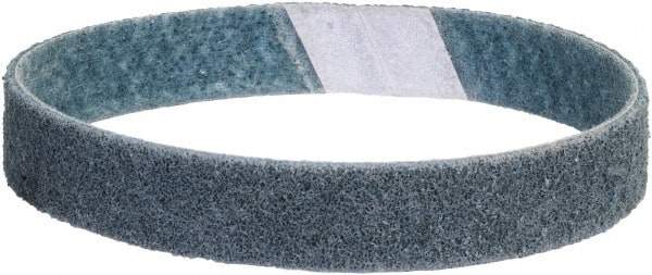 Norton - 1" Wide x 21" OAL, Aluminum Oxide Abrasive Belt - Aluminum Oxide, Very Fine, Nonwoven, Cloth Backing - Exact Tooling