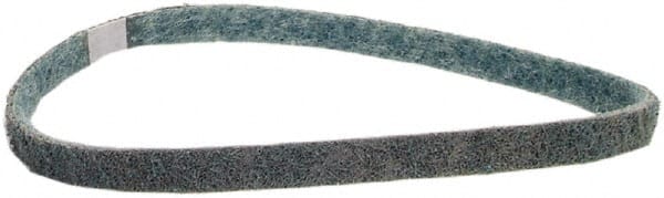 Norton - 3/4" Wide x 20-1/2" OAL, Aluminum Oxide Abrasive Belt - Aluminum Oxide, Very Fine, Nonwoven, Cloth Backing - Exact Tooling