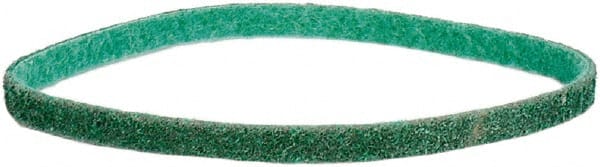 Norton - 1/4" Wide x 24" OAL, Aluminum Oxide Abrasive Belt - Aluminum Oxide, Fine, Nonwoven, Cloth Backing - Exact Tooling