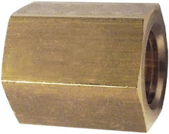 Legris - 1/2 Female Thread, Brass Industrial Pipe Coupling - FBSPP, 3,626 psi - Exact Tooling