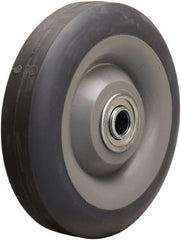 Hamilton - 5 Inch Diameter x 1-3/8 Inch Wide, Rubber on Thermoplastic Caster Wheel - 275 Lb. Capacity, 1-5/8 Inch Hub Length, 1/2 Inch Axle Diameter, Ball Bearing - Exact Tooling