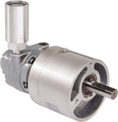 Gast - 0.32 hp Reversible Face Air Actuated Motor - 15:1 Gear Ratio, 350 Max RPM, 1.38" Shaft Length, 1/2" Shaft Diam - Exact Tooling