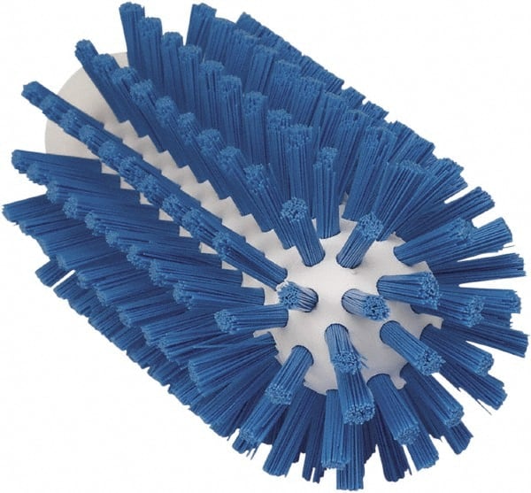 Vikan - 2-1/2" Diam Polyester Tube Brush - 6" OAL, 5-1/4" Head Length, Polypropylene Handle - Exact Tooling