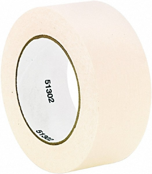UNIVERSAL - 2" Wide x 60 Yd Long Tan Paper Masking Tape - Series UNV51302 - Exact Tooling