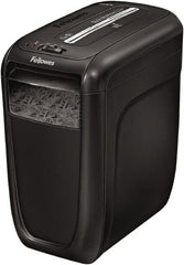 FELLOWES - 5/32 x 1-1/2" Strip, Cross Cut Manual Shredder - 14-5/8" Long x 9.2" Wide x 16" High, Level 3 Security, 6 Gal Wastebasket - Exact Tooling