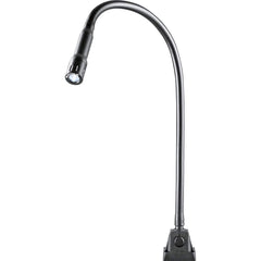 Waldmann Lighting - Machine Lights; Machine Light Style: Gooseneck ; Mounting Type: Screw Mount ; Wattage: 3 ; Voltage: 95-250 VAC ; Cord Length (Feet): 9.8 ; Lens Material: Glass - Exact Tooling