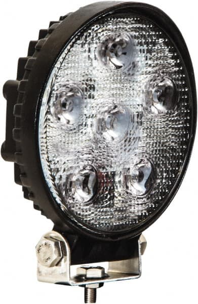 Buyers Products - 12 to 24 Volt, Clear Flood Beam Light - 1.5 Amps, 1,350 Lumens, 6 LED Lamp - Exact Tooling
