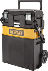 DeWALT - 29" Wide x 27" High x 21" Deep, Tool Cart - 90 Lb Capacity, Black - Exact Tooling