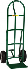 Little Giant - 800 Lb Capacity 49" OAH Hand Truck - 12 x 14" Base Plate, Loop Handle, Steel, Pneumatic Wheels - Exact Tooling
