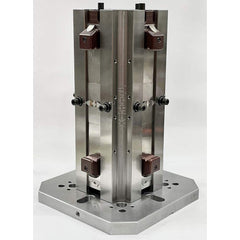 TE-CO - Machine Vises; Orientation Type: Horizontal ; Number of Stations: 8 ; Base Motion Type: Stationary ; Operation Type: Manual ; Base Length (Inch): 10.75 ; Precision: Yes - Exact Tooling