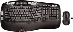 Logitech - Black Keyboard/Mouse - Use with Windows XP, Vista, 7, 8 - Exact Tooling