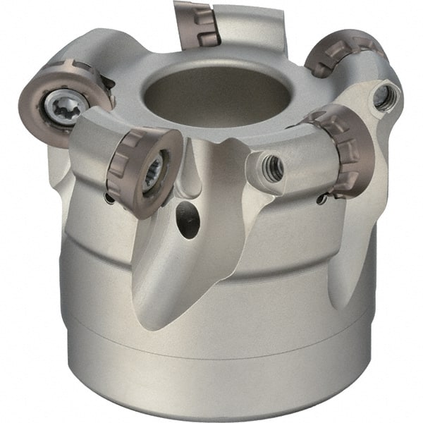 Sumitomo - 2" Cut Diam, 6mm Max Depth, 3/4" Arbor Hole, 4 Inserts, RDET12 Insert Style, Indexable Copy Face Mill - RSX Cutter Style, 1-3/4 High, Series RSX - Exact Tooling