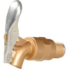 Vestil - 3/4" NPT Aluminum Adjustable Drum Faucet - 4" Long Extension - Exact Tooling