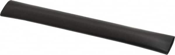 Made in USA - 6" Long, 2:1, PVC Heat Shrink Electrical Tubing - Black - Exact Tooling