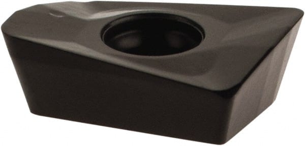 Seco - XOMX10T308 M09 Grade T350M Carbide Milling Insert - TiCN/Al2O3 Finish, 0.151" Thick, 0.27" Inscribed Circle - Exact Tooling