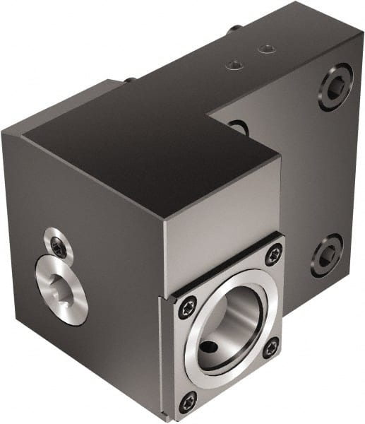 Sandvik Coromant - Left Hand Cut, C3 Modular Connection, Adapter/Mount Lathe Modular Clamping Unit - 32mm Square Shank Diam, 2.382" OAL, Through Coolant - Exact Tooling