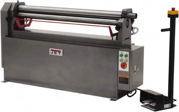 Jet - Electric Slip Roll - 5/16, 3/8, 1/2 Inch Wire Groove Width - Exact Tooling