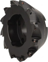 Kennametal - 6" Cut Diam, 0.098" Max Depth, 1-1/2" Arbor Hole, 12 Inserts, XD 12 Insert Style, Indexable Copy Face Mill - C7792VXD12-6.00Z12R Cutter Style, 2.48" High, Series 7792 - Exact Tooling