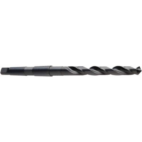 DORMER - 48mm, 4MT 118° Point High Speed Steel Taper Shank Drill Bit - Exact Tooling