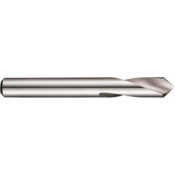DORMER - 8mm Body Diam, 120°, 79mm OAL, High Speed Steel Spotting Drill - Exact Tooling