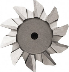 DORMER - 20mm Diam x 8mm Width of Cut, 60° Included Angle, Cobalt Dovetail Cutter - Weldon Flat, Uncoated - Exact Tooling