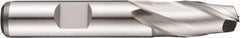 DORMER - 1/4" Diam, 10mm LOC, 2 Flute Powdered Metal Keyway End Mill - Spiral Flute, Uncoated, 10mm Shank Diam, 60mm OAL, 30° Helix, Centercutting - Exact Tooling