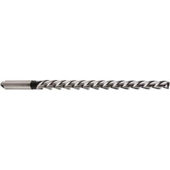 DORMER - 6.5mm Pin, 0.3459" Diam, 1/4" Small End, 8.5mm Diam Tanged Shank, 119mm Flute, Taper Pin Reamer - Exact Tooling