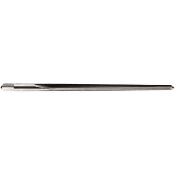 DORMER - 13mm Pin, 0.6698" Diam, 1/2" Small End, 16mm Diam Straight Shank, 210mm Flute, Taper Pin Reamer - Exact Tooling
