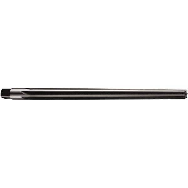 DORMER - 2.5mm Pin, 0.1324" Diam, 0.0946" Small End, 3.36mm Diam Straight Shank, 48mm Flute, Taper Pin Reamer - Exact Tooling
