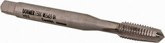 DORMER - M5.5x0.90 Metric Coarse 6H 3 Flute Bright Finish High Speed Steel Straight Flute Machine Tap - Taper, Right Hand Thread, 62mm OAL, 12mm Thread Length, Oversize - Exact Tooling