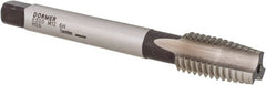 DORMER - M12x1.75 Metric Coarse 6H 3 Flute Bright Finish High Speed Steel Straight Flute Machine Tap - Taper, Right Hand Thread, 89mm OAL, 22mm Thread Length, Oversize - Exact Tooling