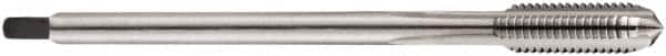 DORMER - M45x4.50 Metric Coarse 6H 6 Flute Bright Finish Cobalt Straight Flute Machine Tap - Bottoming, Right Hand Thread, 220mm OAL, 65mm Thread Length, Oversize - Exact Tooling