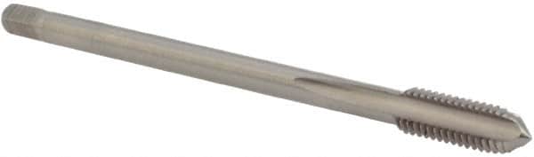 DORMER - M6x1.00 Metric Coarse 6H 3 Flute Bright Finish Cobalt Straight Flute Machine Tap - Bottoming, Right Hand Thread, 80mm OAL, 15mm Thread Length, Oversize - Exact Tooling