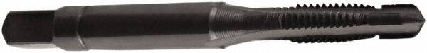 DORMER - M3x0.50 Metric Coarse, 3 Flute, Bottoming, Plug & Taper, Oxide Finish, Cobalt Tap Set - Right Hand Cut, 40mm OAL, 6HX Class of Fit, Series E102 - Exact Tooling