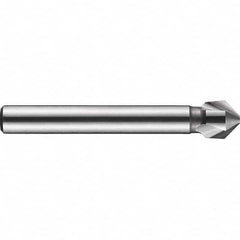 DORMER - 10mm Shank Diam, 3 Flute 90° Solid Carbide Countersink - Exact Tooling
