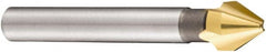DORMER - 6mm Shank Diam, 3 Flute 60° High Speed Steel Countersink - Exact Tooling