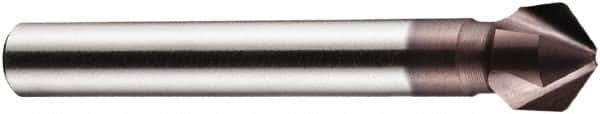 DORMER - 10mm Shank Diam, 3 Flute 100° High Speed Steel Countersink - Exact Tooling