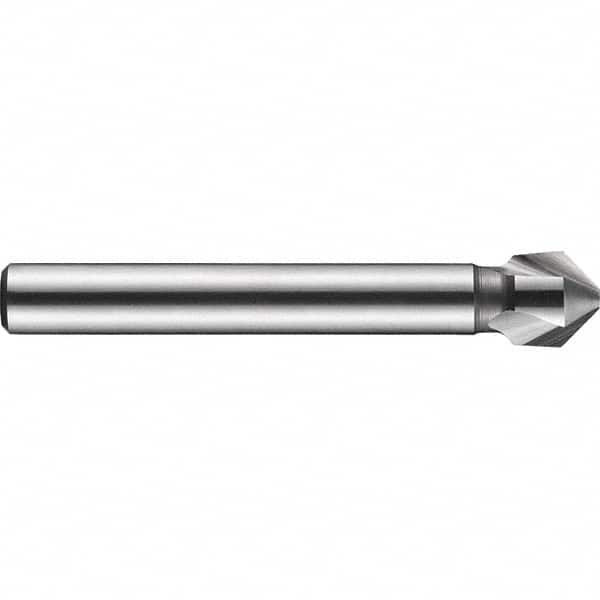 DORMER - 6mm Shank Diam, 3 Flute 90° High Speed Steel Countersink - Exact Tooling