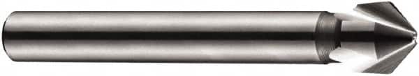 DORMER - 4mm Shank Diam, 3 Flute 90° High Speed Steel Countersink - Exact Tooling