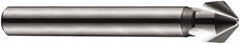 DORMER - 8mm Shank Diam, 3 Flute 90° High Speed Steel Countersink - Exact Tooling