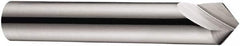 DORMER - 20mm Head Diam, 10mm Shank Diam, 1 Flute 90° High Speed Steel Countersink - Exact Tooling