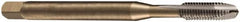 DORMER - 5/8-11 UNC, 3 Flute, Bright Finish, Cobalt Spiral Point Tap - Plug Chamfer, Right Hand Thread, 110mm OAL, 25mm Thread Length, 12mm Shank Diam, 2B Class of Fit, Series EP20 - Exact Tooling