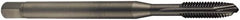 DORMER - M3.5x0.60 Metric Coarse, 3 Flute, Oxide Finish, Cobalt Spiral Point Tap - Plug Chamfer, Right Hand Thread, 56mm OAL, 11mm Thread Length, 4mm Shank Diam, 6H Class of Fit, Series EP016H - Exact Tooling